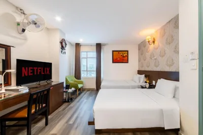 Camera Deluxe twin — A25 Premium Hotel - 29 Bùi Thị Xuân